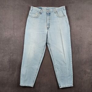 Vintage Levis 560 Jeans Mens 38x30 Loose Fit Tapered Leg Light Wash Made in USA